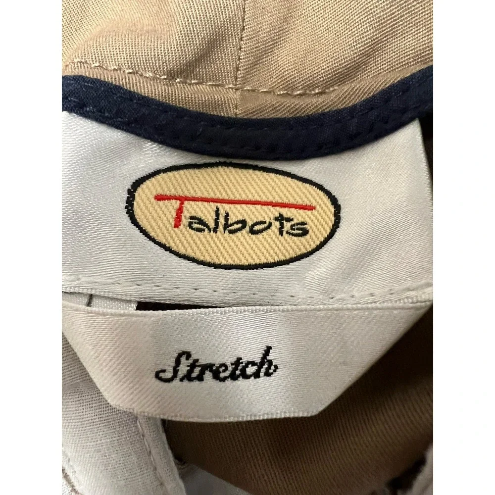 Talbots Womens Khaki Shorts Size 10‎ Cotton Stretch 6.5